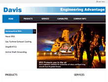 Tablet Screenshot of davis-eng.com